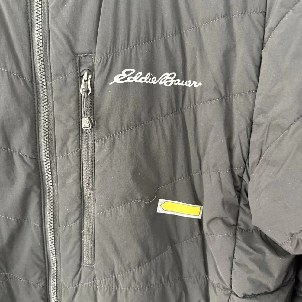 Eddie Bauer First Ascent Mens Ignitelite Reversible Jacket S Black Puffer